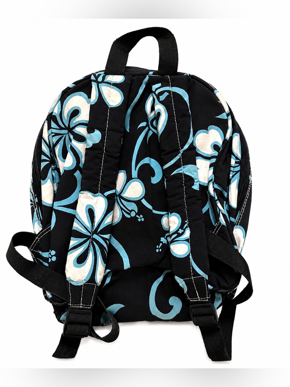 Vintage Quiksilver Floral Mini Backpack Y2K Hawaiian Surf Bag Fair Condition - Picture 2 of 14